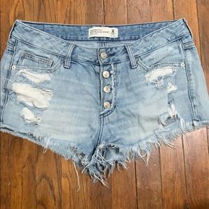 Abercrombie denim shorts